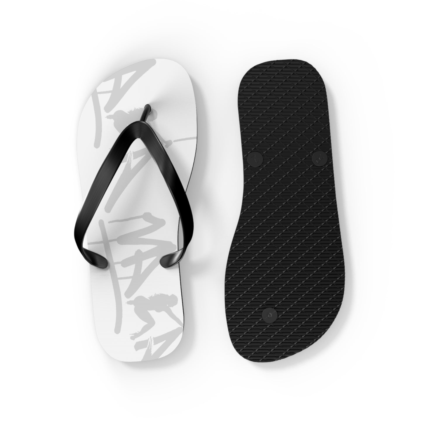 Flip Flops with Vaka Graffiti Art Design - GraffitiCityNV Collection
