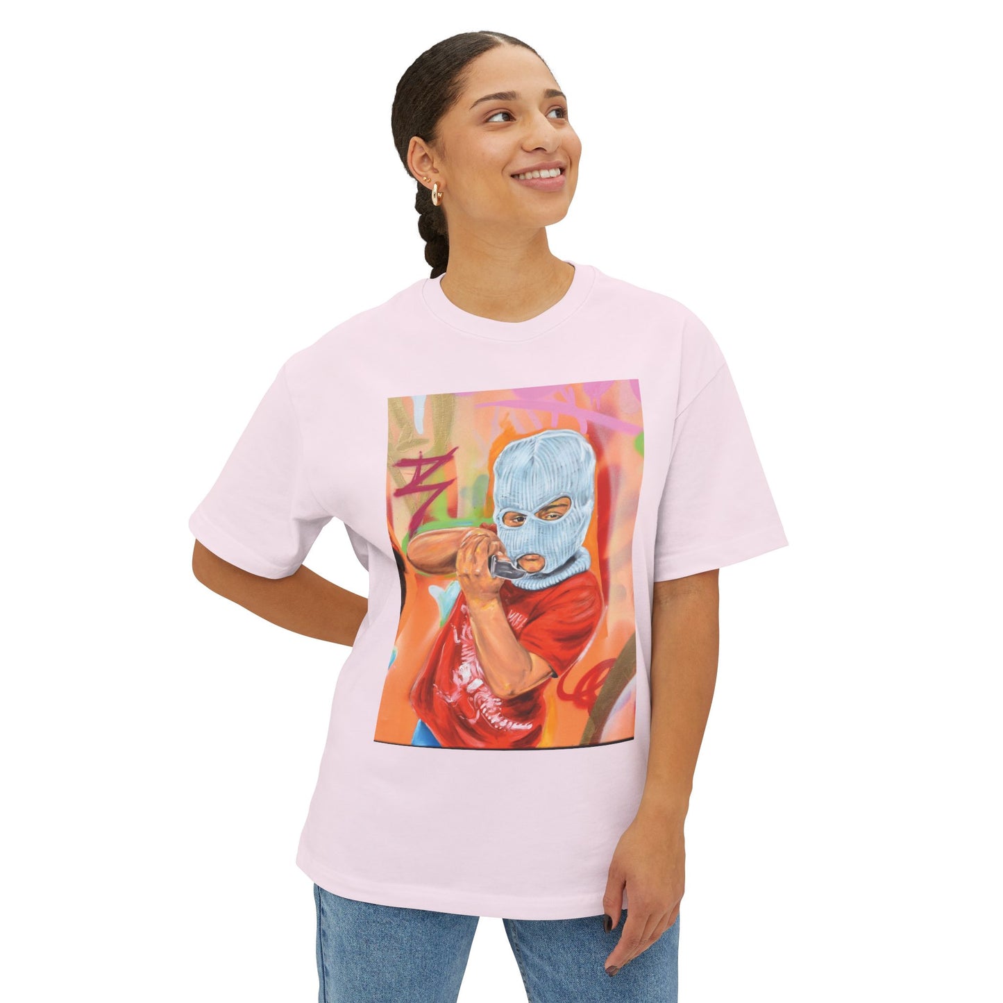 Graffiti Oversized Tee - Street Style Fashion