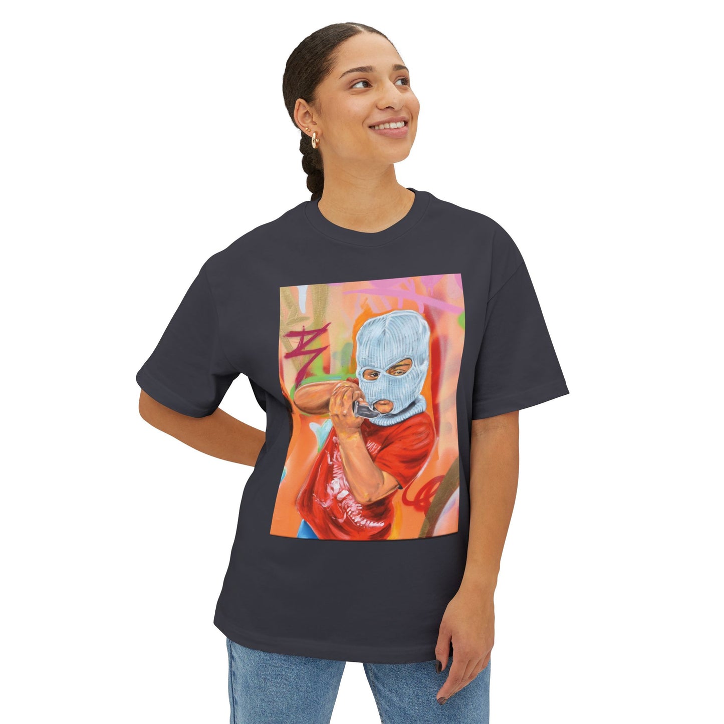 Graffiti Oversized Tee - Street Style Fashion