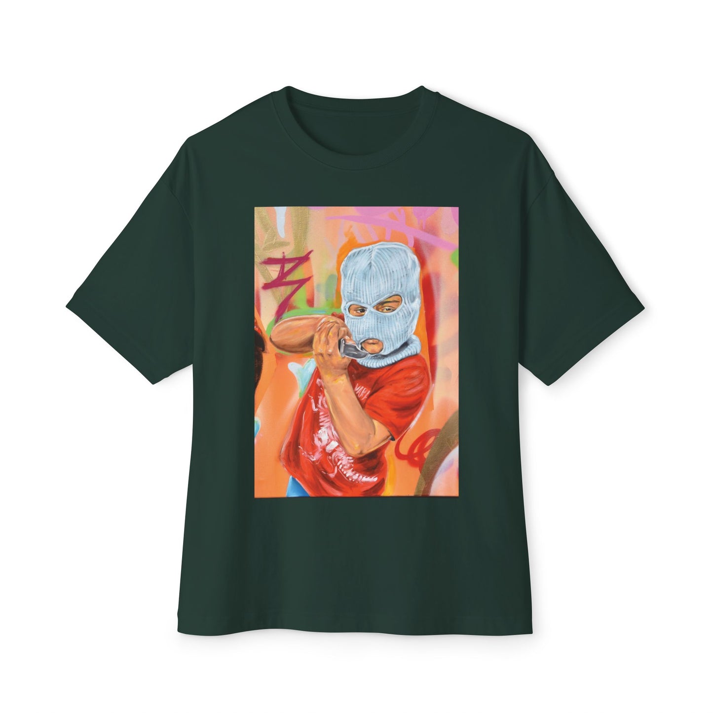 Graffiti Oversized Tee - Street Style Fashion