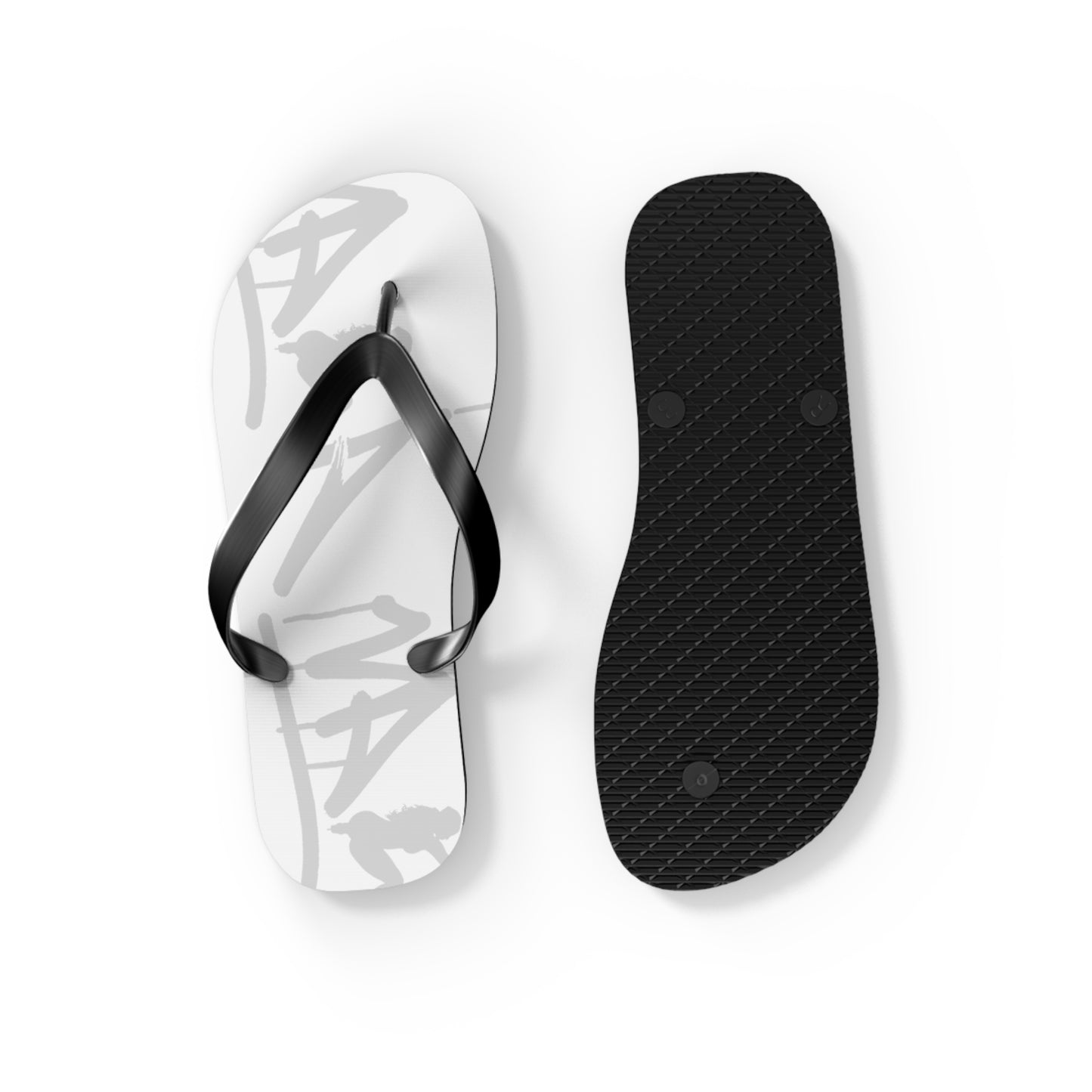Flip Flops with Vaka Graffiti Art Design - GraffitiCityNV Collection