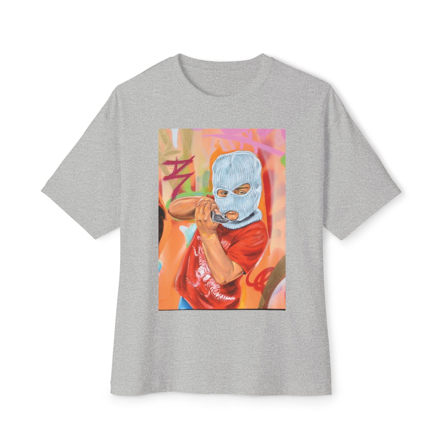 Graffiti Oversized Tee - Street Style Fashion