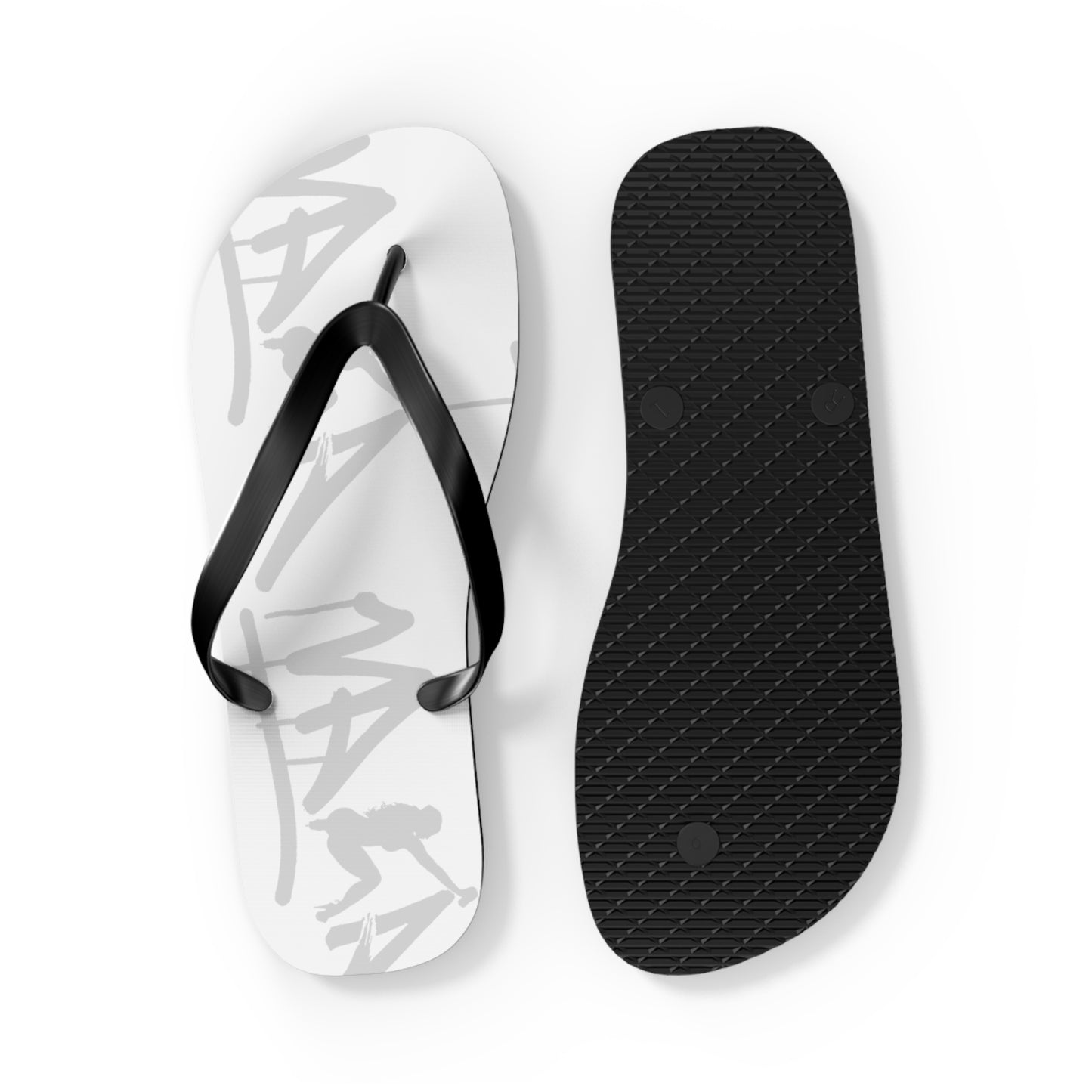 Flip Flops with Vaka Graffiti Art Design - GraffitiCityNV Collection
