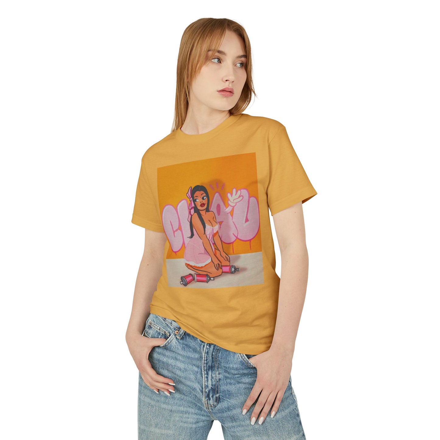 Graffiti Unisex Tee for Adults - Heavyweight Cotton T-Shirt