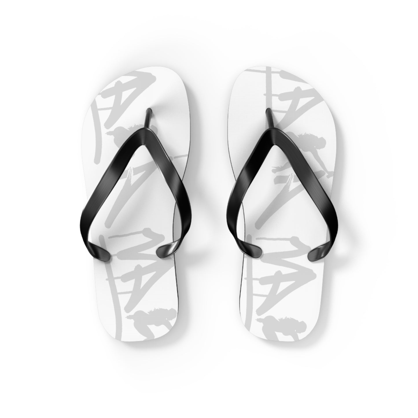 Flip Flops with Vaka Graffiti Art Design - GraffitiCityNV Collection