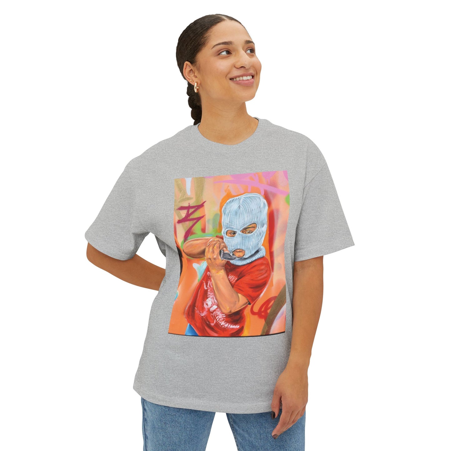 Graffiti Oversized Tee - Street Style Fashion
