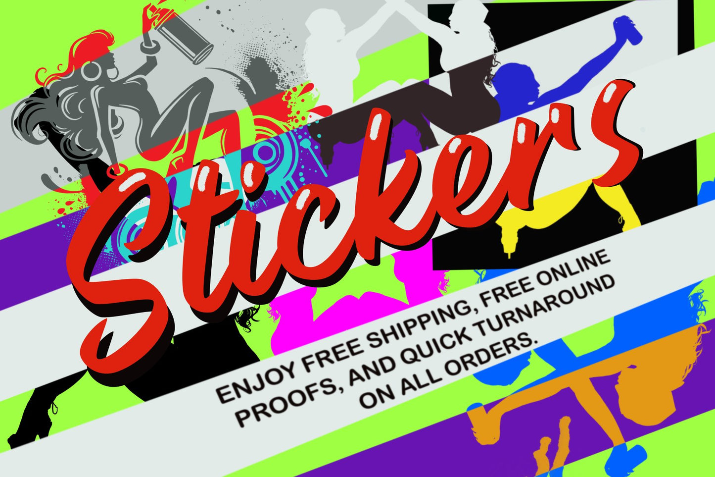 Custom Vinyl Stickers – Waterproof Durable Sticker