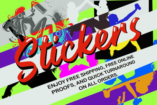 Custom Vinyl Stickers – Waterproof Durable Sticker