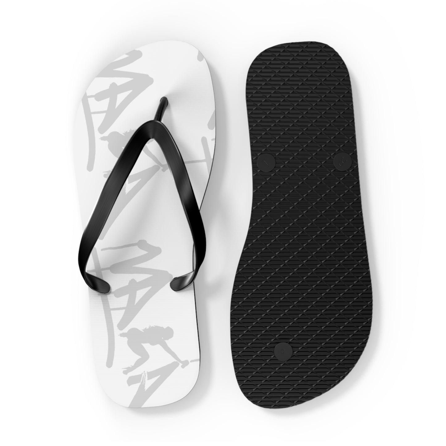 Flip Flops with Vaka Graffiti Art Design - GraffitiCityNV Collection