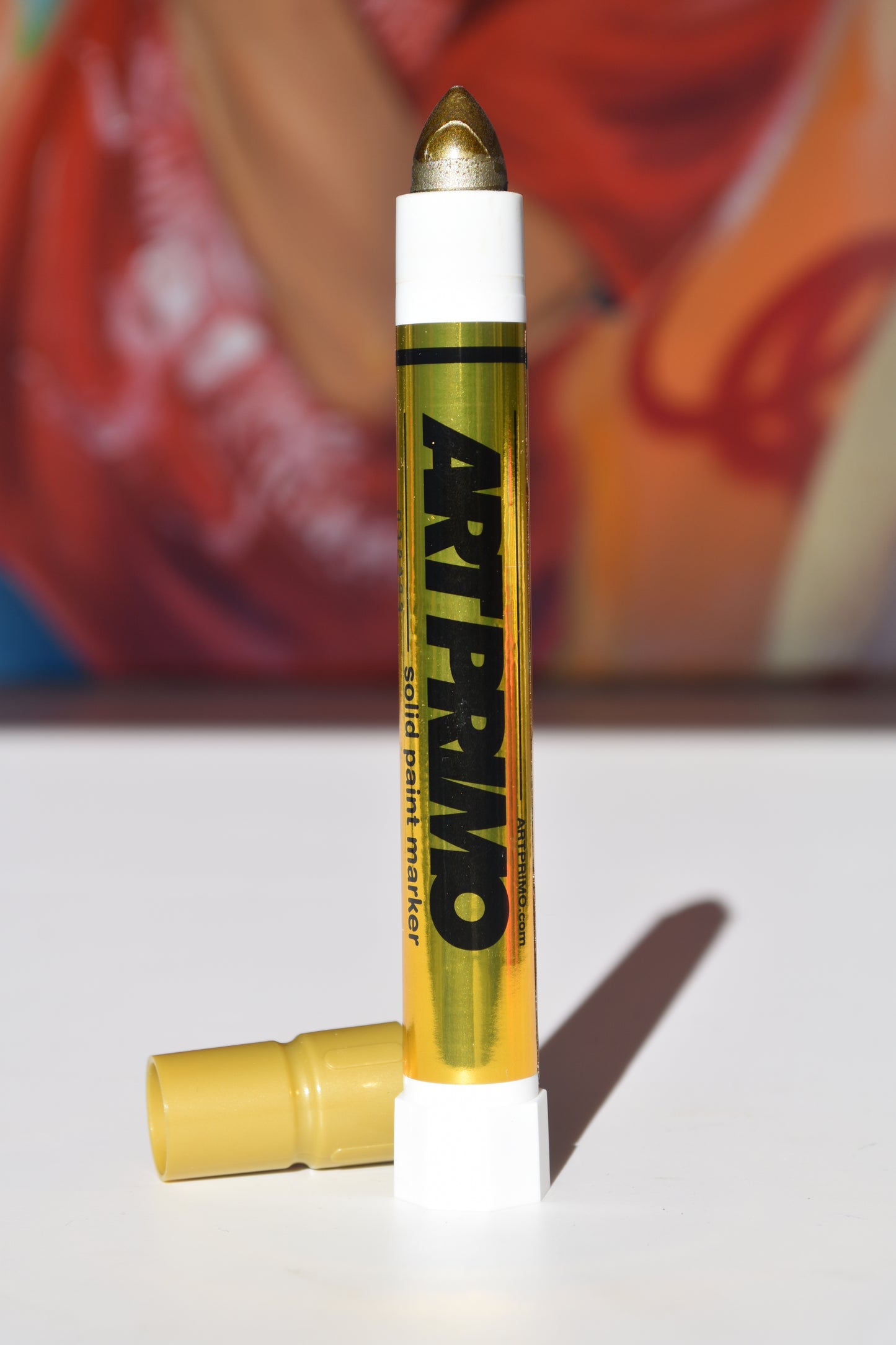 Art Primo Solid Paint Marker - Gold
Bring the shine to your art with the Art Primo Solid Paint Marker in Gold. This metallic marker offers a buttery smooth texture, unmatched permanence, and superior resistance to UV rays, water, and buffing. Its rich, glossy gold finish is perfect for bold tags, creative accents, and lasting impressions on any surface.