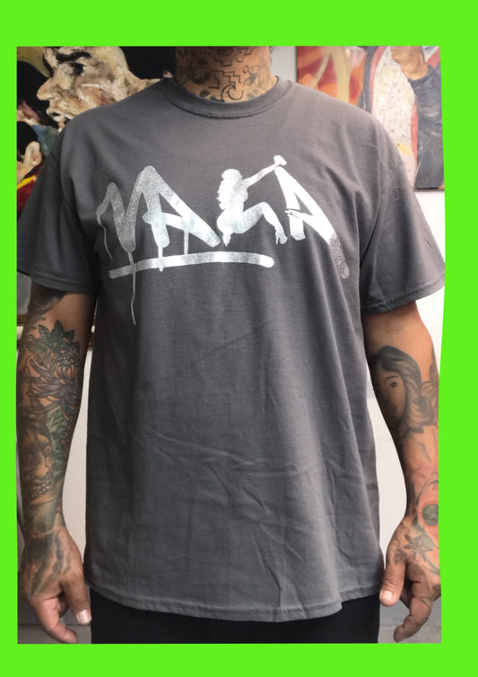 Vaka silver logo- Grey